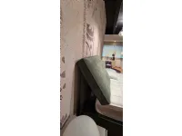 Letto matrimoniale moderno Letto tessuto con contenitore box Felis a prezzo ribassato