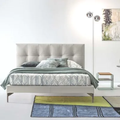 Letto matrimoniale Max capitonne basso Twils con un ribasso IMPERDIBILE