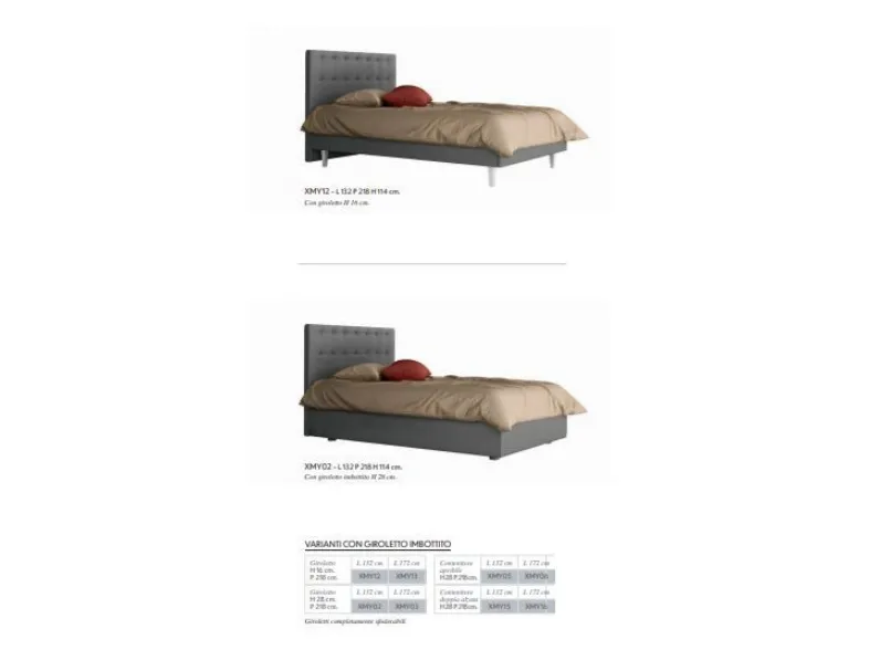 Approfitta dello sconto 40% sul letto Maya di Zg mobili