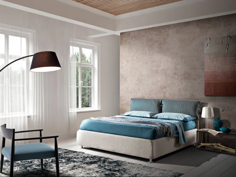 Letto moderno Mod. primula luxury Md work con un ribasso esclusivo