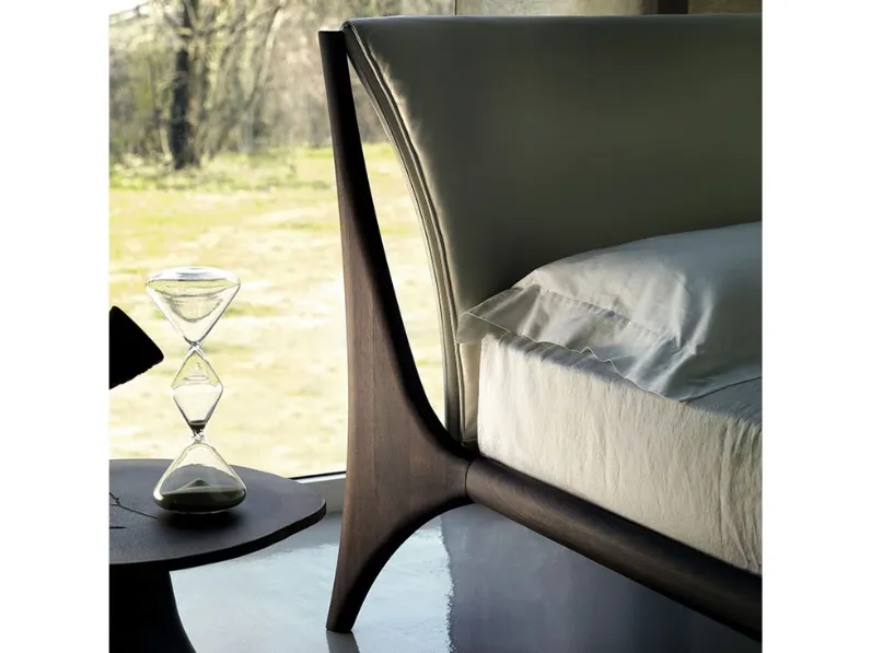 Letto matrimoniale con giroletto Nelson Cattelan italia a prezzo scontato