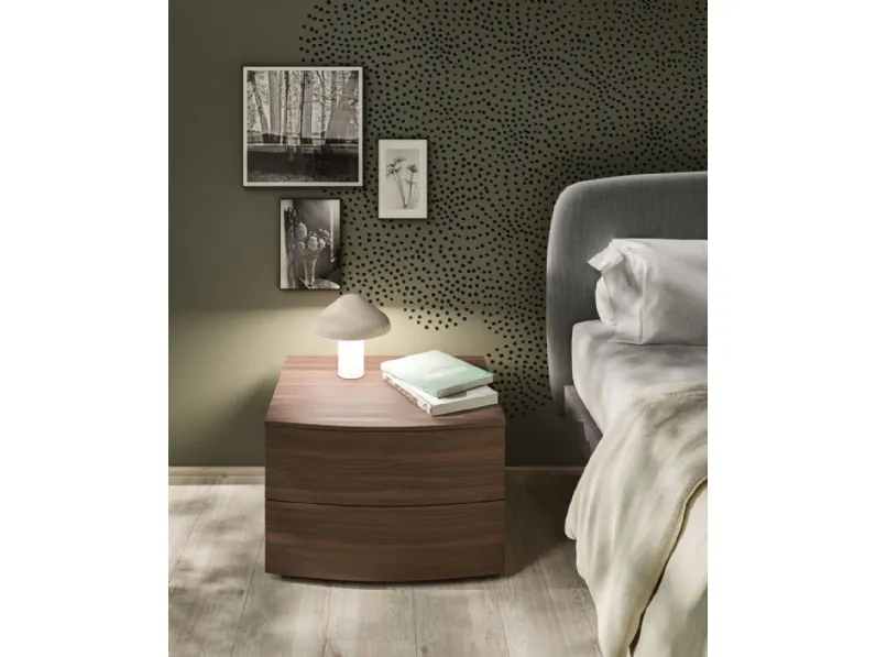 Letto in legno con giroletto Park Collezione esclusiva a prezzo ribassato