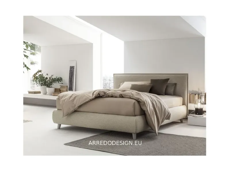 Letto imbottito con contenitore PascalV&nicea prezzo scontato