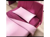 Letto piazza e mezzo con giroletto Peak plus poly  Moretti compact a prezzo scontato