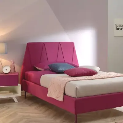 Letto piazza e mezzo con giroletto Peak plus poly  Moretti compact a prezzo scontato