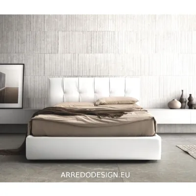 Letto matrimoniale moderno Positive Samoa a prezzo ribassato