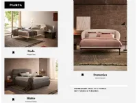 Letto matrimoniale con piedini Promoletti Pianca a prezzo ribassato