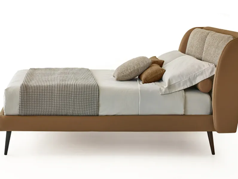 Letto moderno con contenitore Respiro Artigianale a prezzo ribassato
