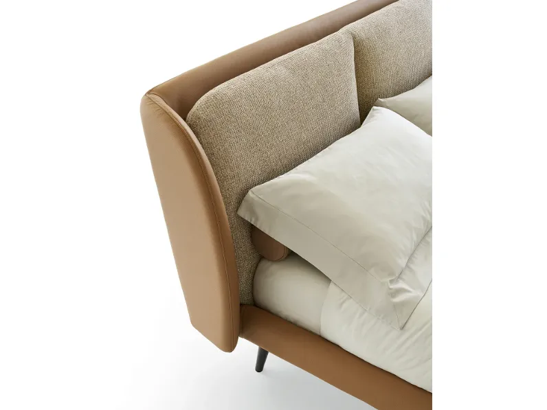 Letto moderno con contenitore Respiro Artigianale a prezzo ribassato