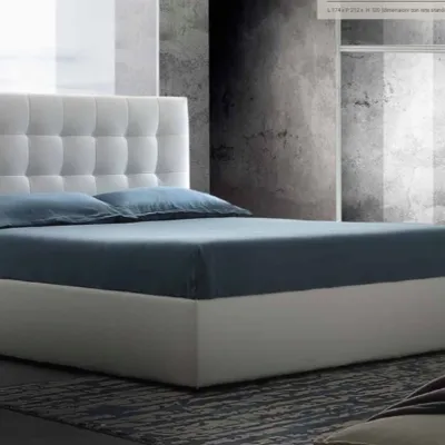 Letto moderno Saona Artigianale scontato 50%