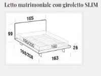 Letto moderno con gambe Snap Le comfort a prezzo scontato