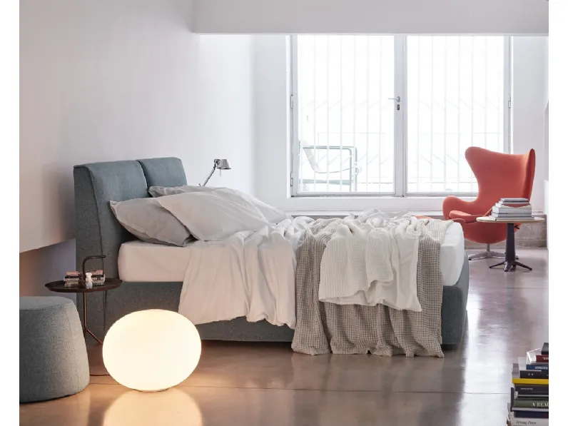 Letto matrimoniale Talia h30 Rosini con contenitore a prezzo scontato!