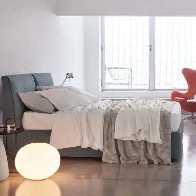 Letto matrimoniale Talia h30 Rosini con contenitore a prezzo scontato!