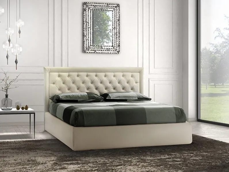 Letto moderno Victoria contenitore Bm design scontato 37%