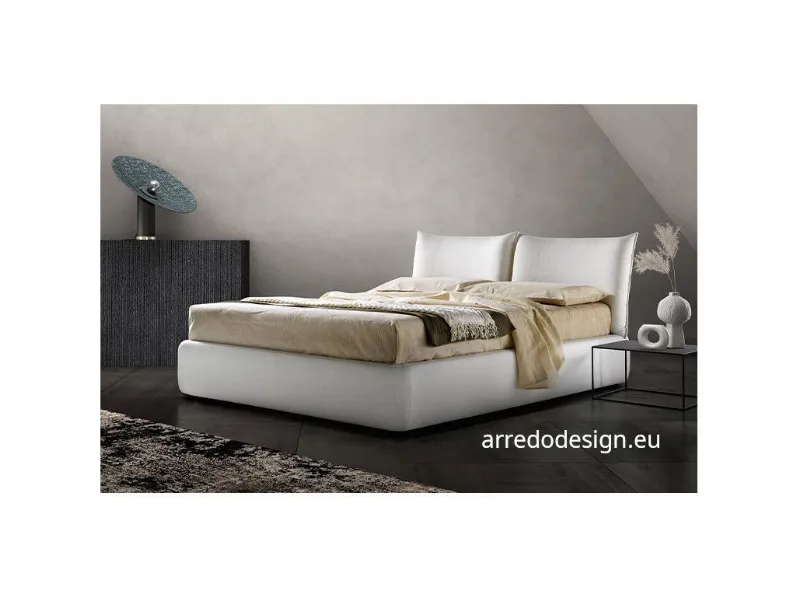 Letto matrimoniale moderno Zen Samoa a prezzo scontato