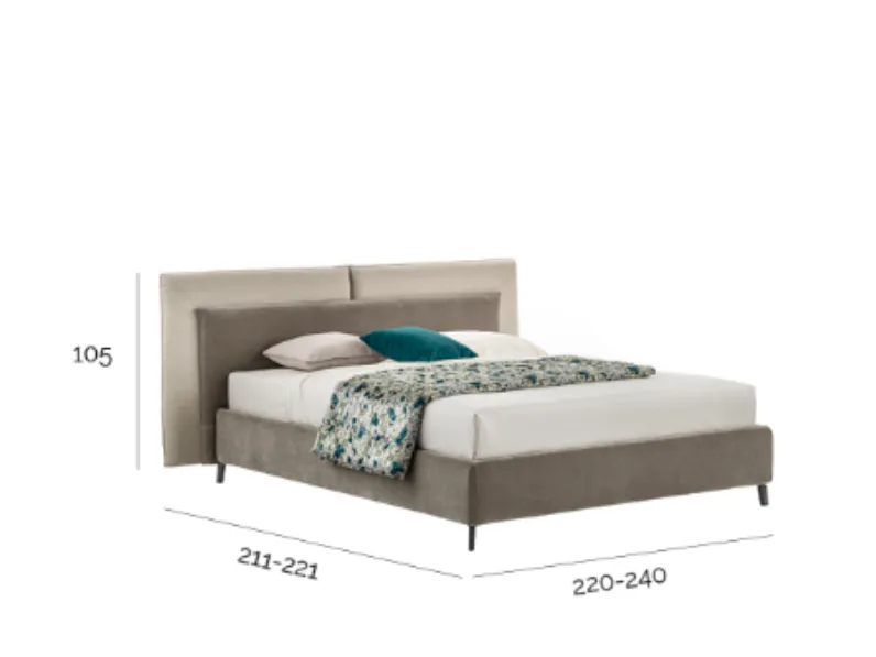 LETTO Mon n. Md work in OFFERTA OUTLET