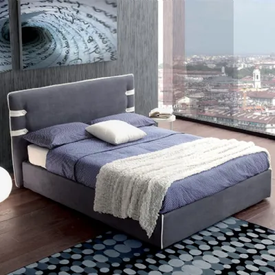 LETTO Monza artigianale contenitore  Artigianale in OFFERTA OUTLET - 37%