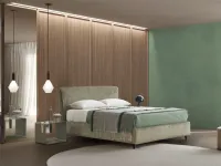 Letto imbottito modello Nadir h 25 cm di Rosini scontato 25%