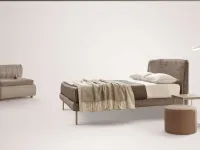 Letto imbottito modello Nadir h 25 cm di Rosini scontato 25%