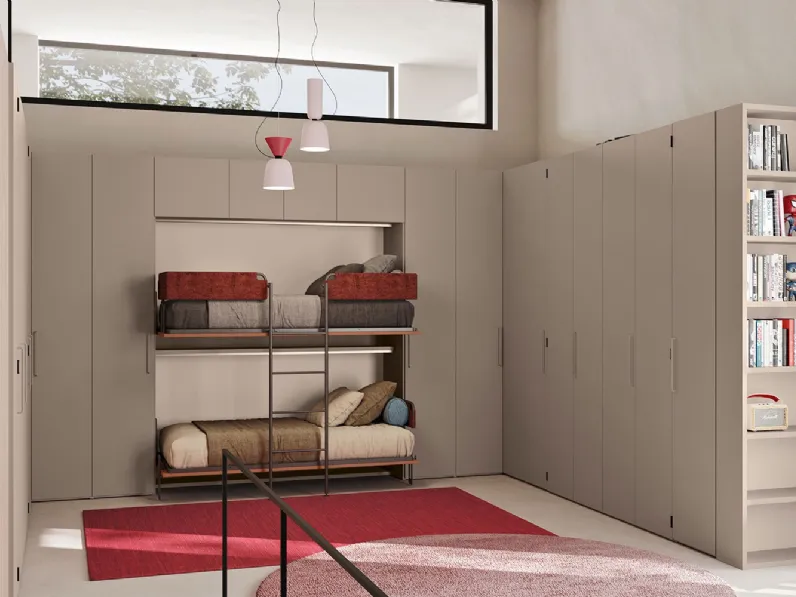 Letto Nikai up - letto a castello Clever in OFFERTA OUTLET - 30%