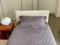 Letto singolo moderno Notturno due Flou a prezzo ribassato