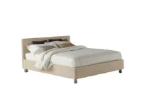 Letto Flou con contenitore imbottito a prezzo scontato. Massimo comfort!