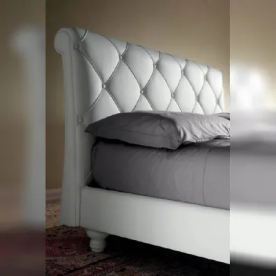 Letto imbottito con contenitore Novel lux liftSamoaa prezzo ribassato
