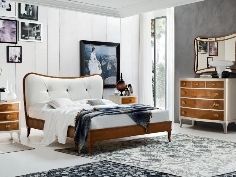 Letto classico con giroletto Nuvola Le fablier a prezzo scontato