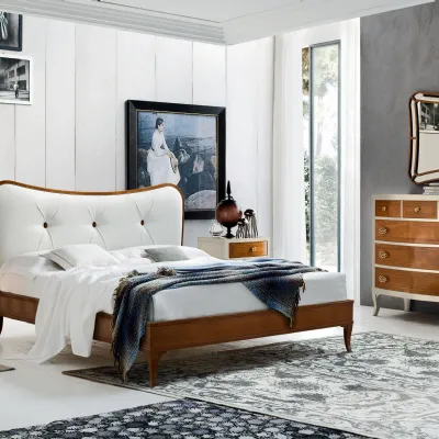 Letto classico con giroletto Nuvola Le fablier a prezzo scontato