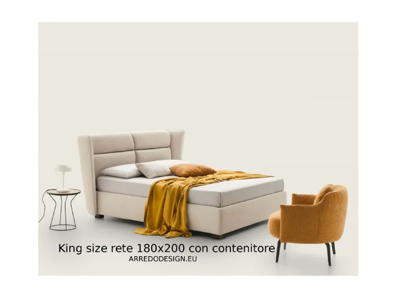 Letto king size con contenitore Pasodoble Le comfort a prezzo ribassato