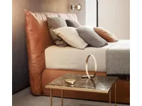 Letto matrimoniale con giroletto Piumotto Pianca a prezzo scontato