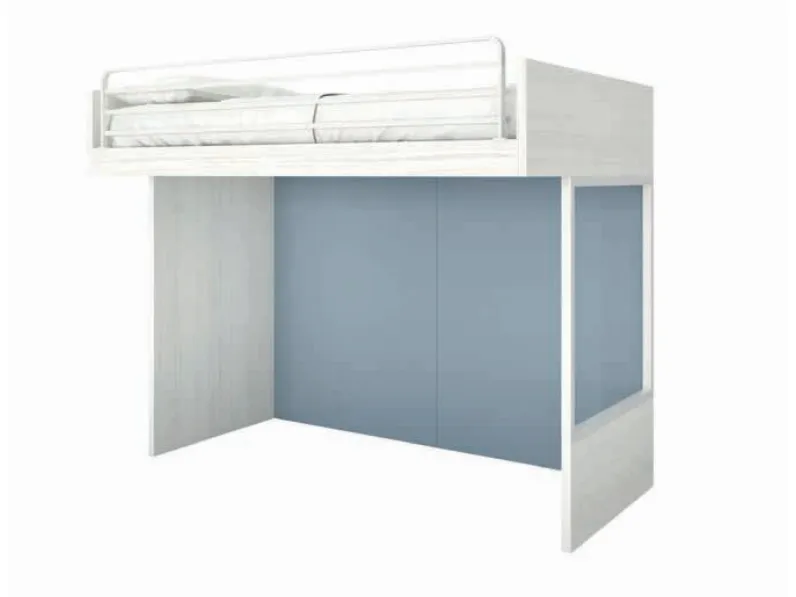 Letto in laccato modello Maxi di Zg mobili scontato 40%