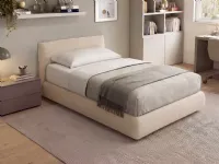 Letto moderno con contenitore Astoria outlet piazza e mezza Diotti.com a prezzo ribassato