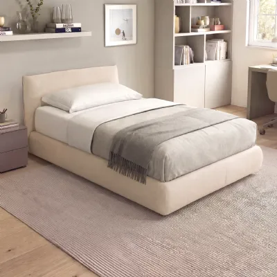 Letto piazza e mezzo moderno Astoria outlet piazza e mezza Diotti.com a prezzo ribassato
