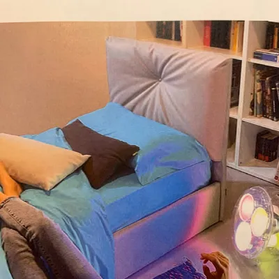 Letto piazza e mezzo moderno D 08 Noctis a prezzo ribassato