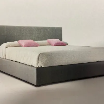 Letto imbottito con contenitore DottyCollezione esclusivaa prezzo ribassato