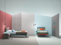 Letto singolo con giroletto Plain Samoa a prezzo scontato
