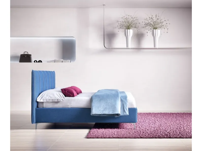 Letto matrimoniale con giroletto Plumeria Collezione esclusiva a prezzo scontato