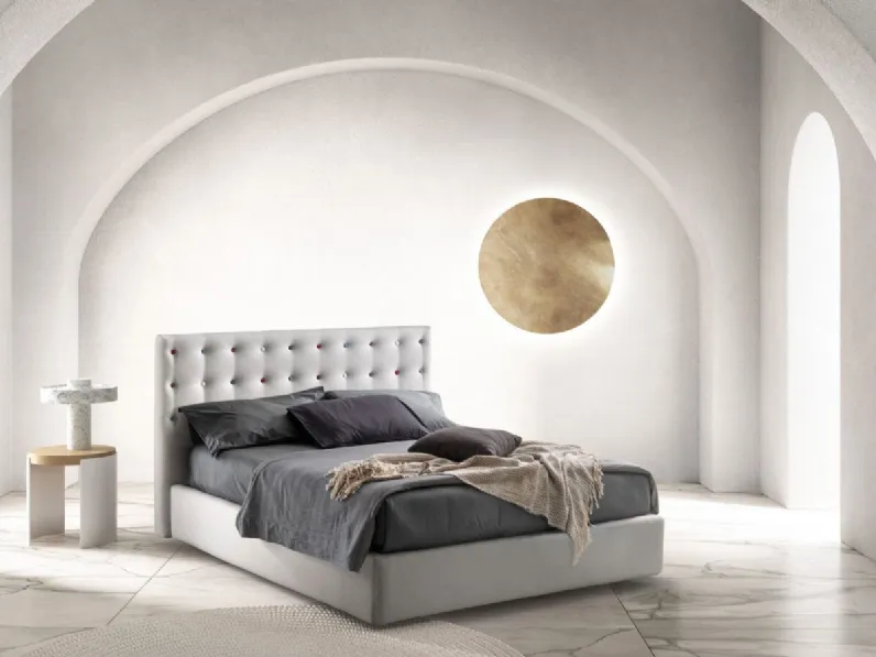 Letto imbottito modello Point * di Samoa scontato 35%