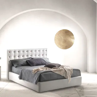 Letto imbottito modello Point * di Samoa scontato 35%