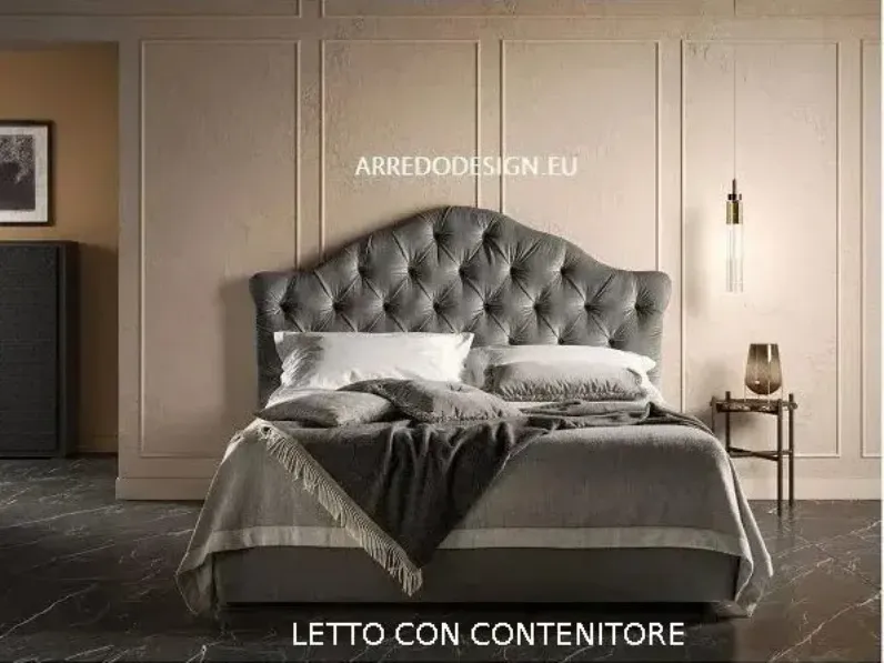 Letto imbottito modello Queen * di Samoa scontato 35%