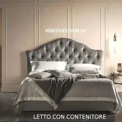 Letto imbottito modello Queen * di Samoa scontato 35%