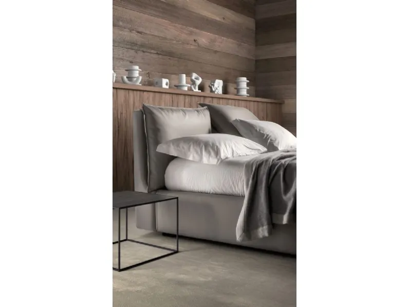 Letto matrimoniale con contenitore Quiet Samoa a prezzo ribassato