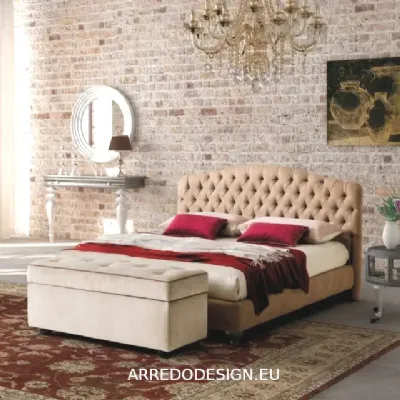 Letto classico con giroletto Renoir Le comfort a prezzo ribassato