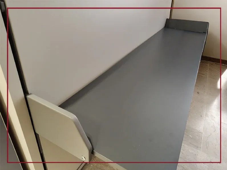 Letto imbottito a scomparsa Kalido 120 boardCleia prezzo ribassato