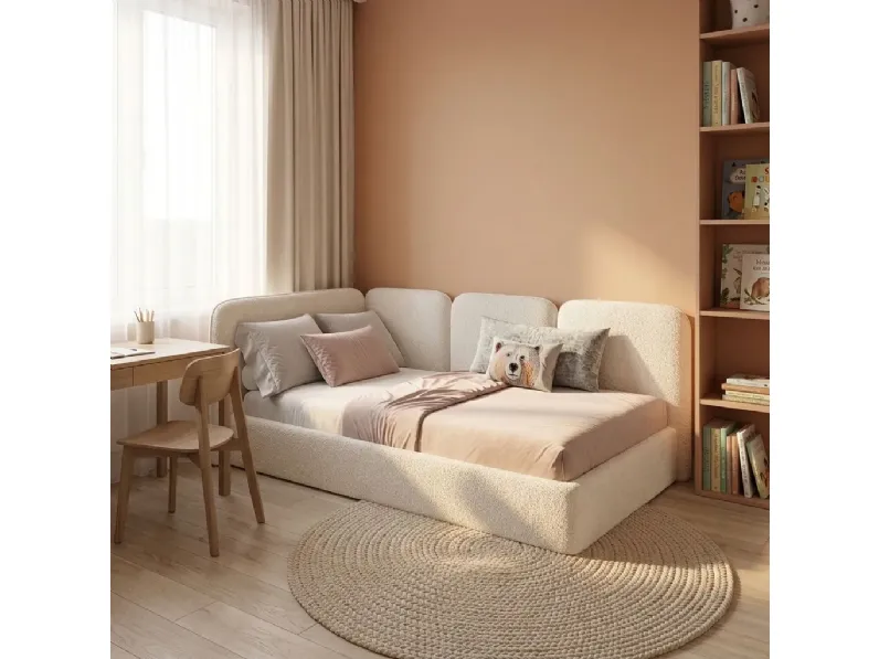 Letto Boucle' designe�di Collezione esclusiva scontato del 48%