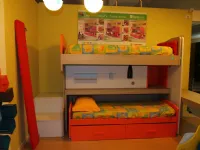 Letto singolo con cassetti Moodbook Ferrimobili a prezzo scontato