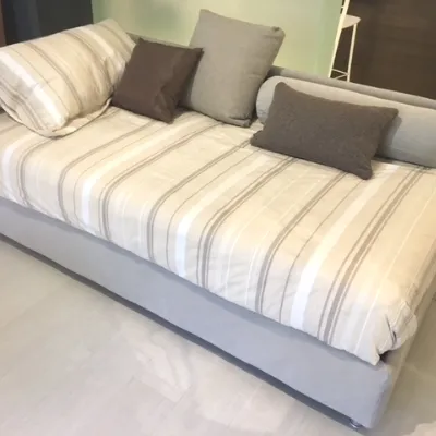 Letto moderno con contenitore Force Oggioni a prezzo scontato