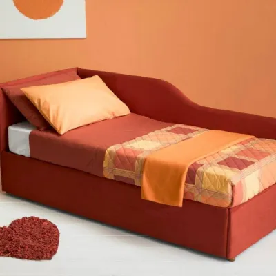 Letto singolo con contenitore scontato del 43%