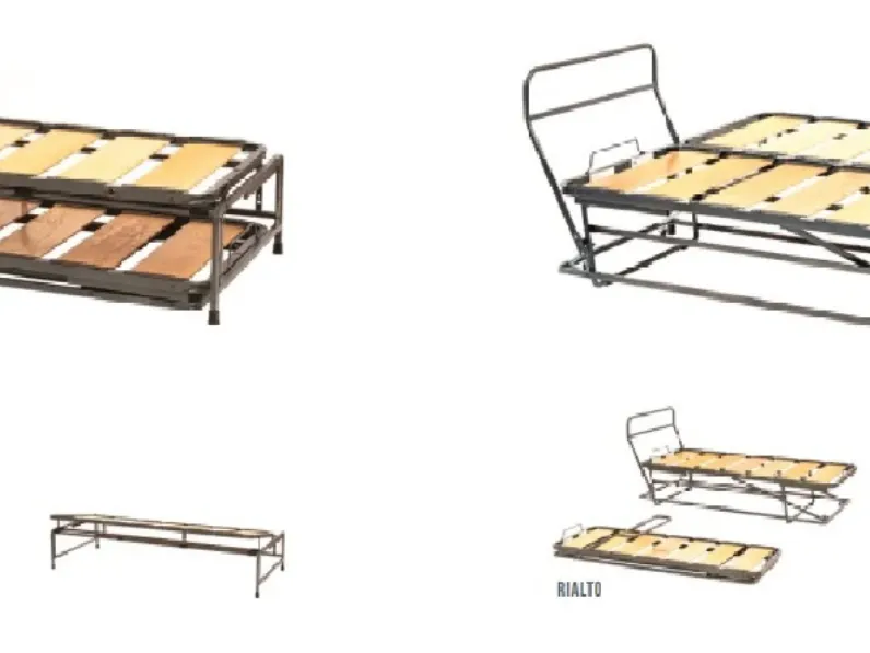 Letto imbottito modello Divano doppio letto artigianale onda di Artigianale scontato 10%